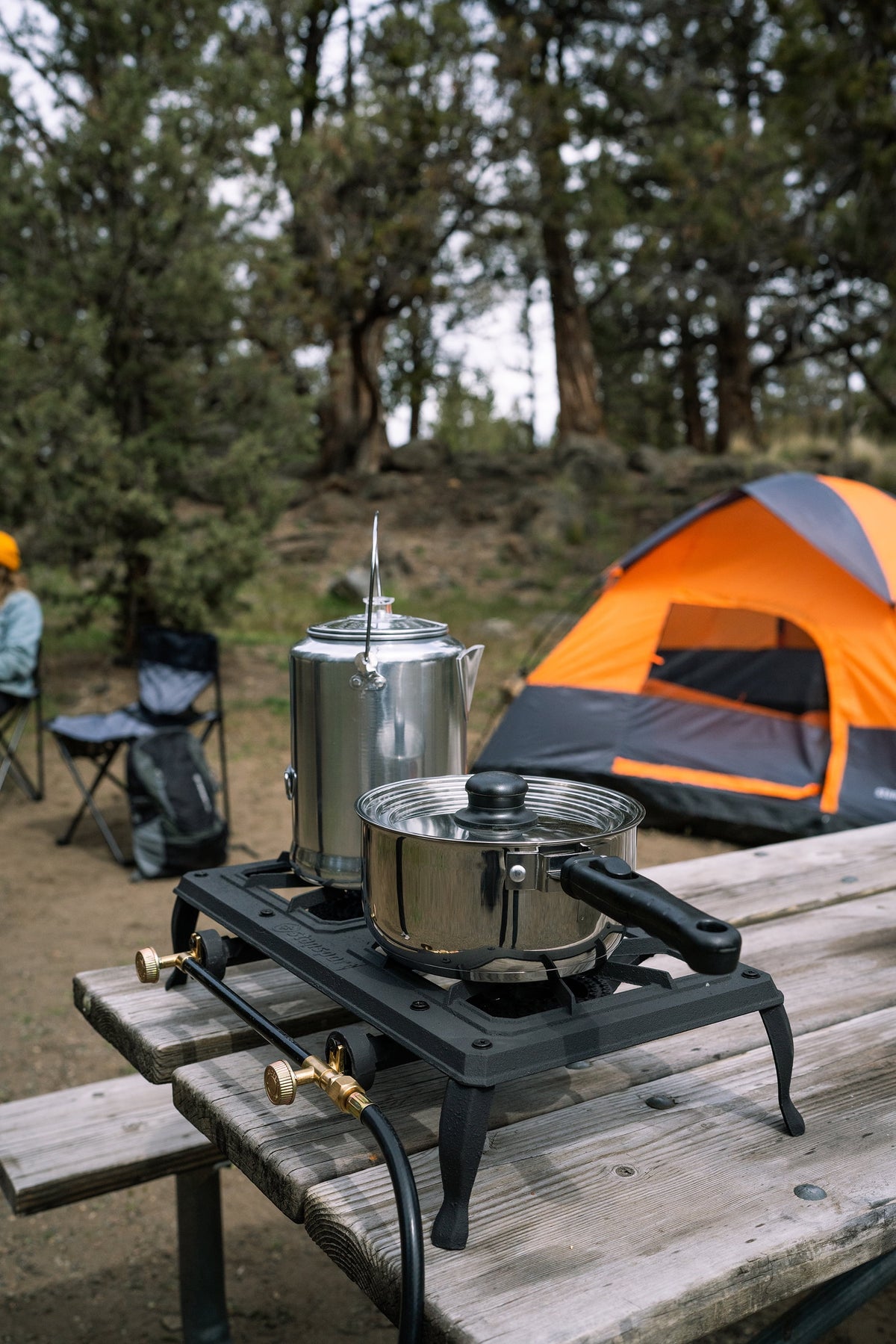 Double Burner Cast Iron Stove E815