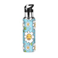 20 oz Insulated Stainless Steel Water Bottle with Straw Lid Z971783
