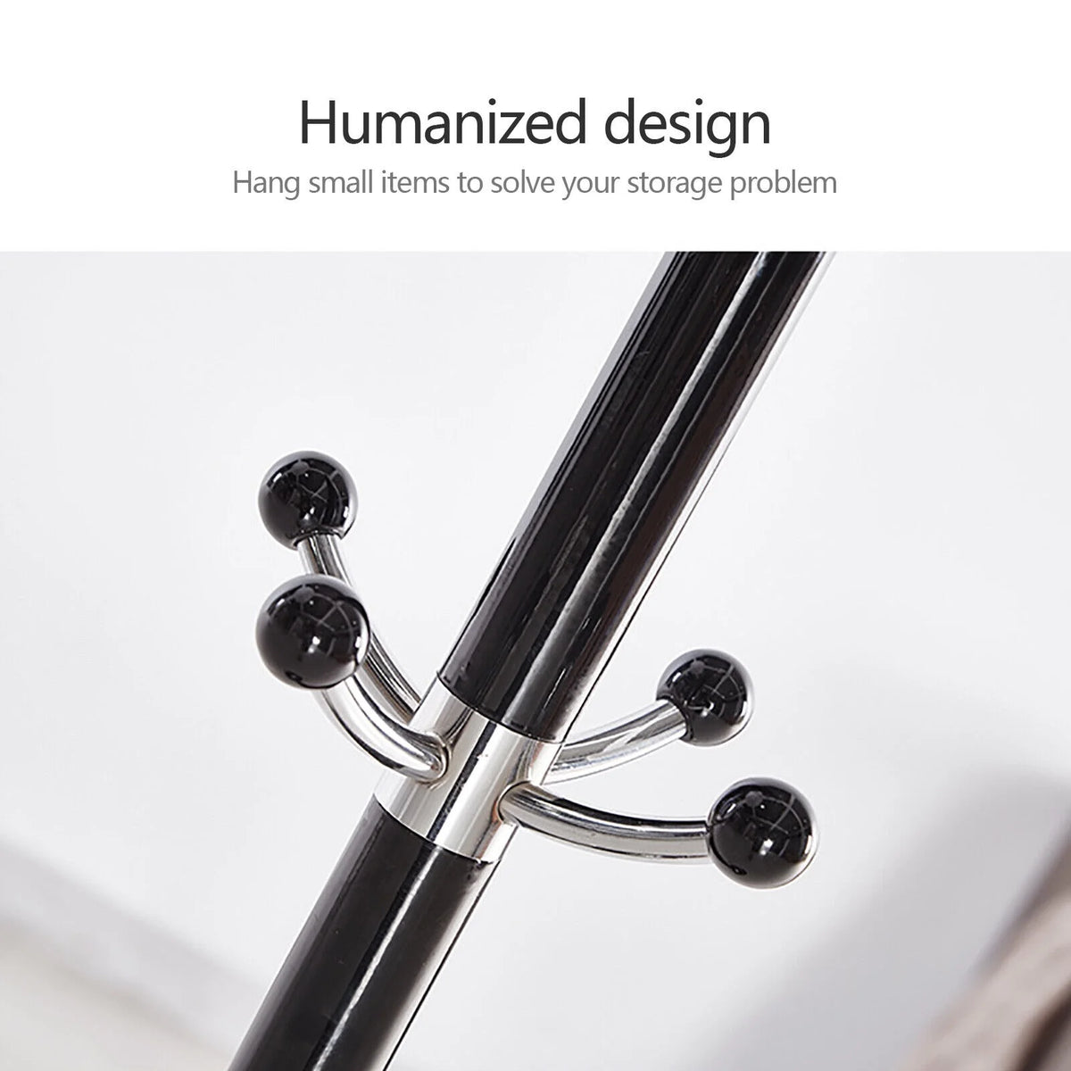 Metal Coat Rack with Umbrella Holder F12781