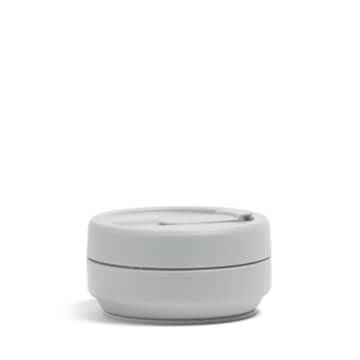 12 oz Cashmere Grey Collapsible Silicone Coffee Cup L50704