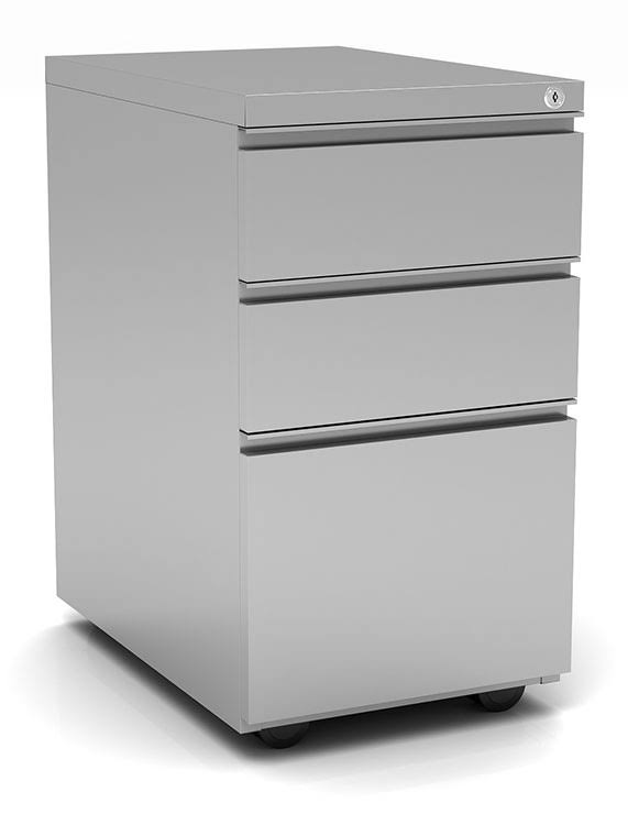 3 Drawer Metal Pedestal K45693