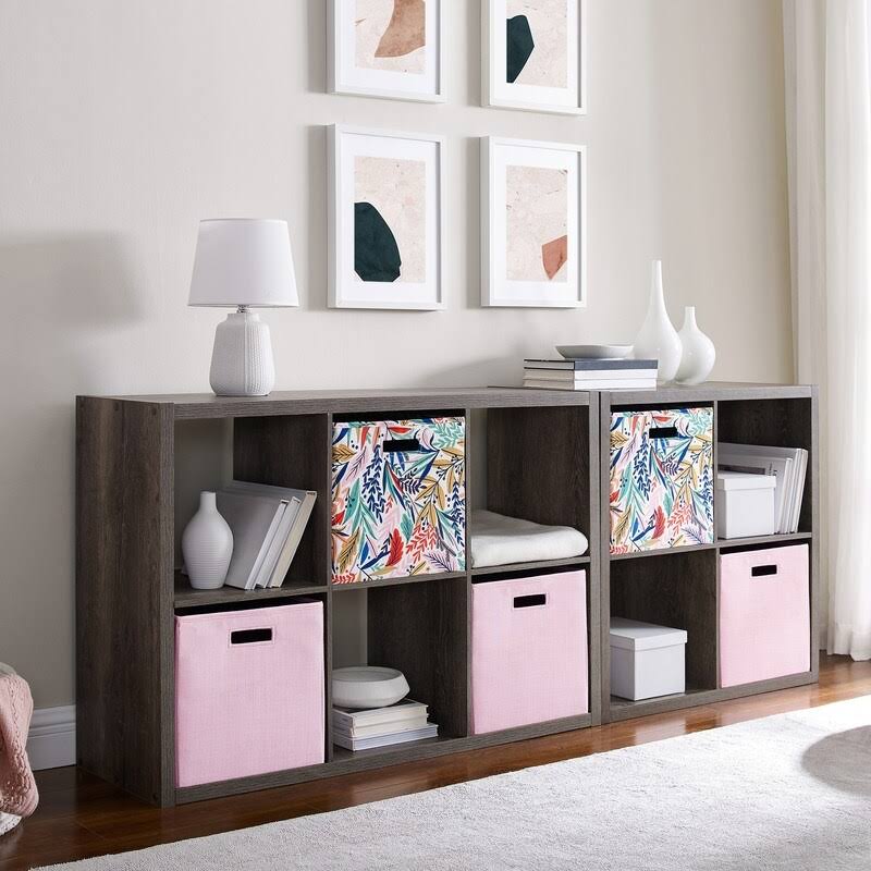 White Four Cube Storage Cabinet H741518