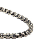 Titanium 7MM Box Link Matte Finish Gray Necklace Chain 18" N5789