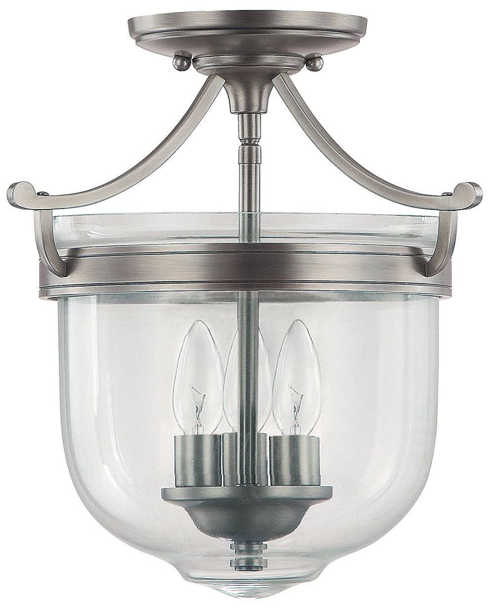 Antique Nickel 3 Light Foyer E36606