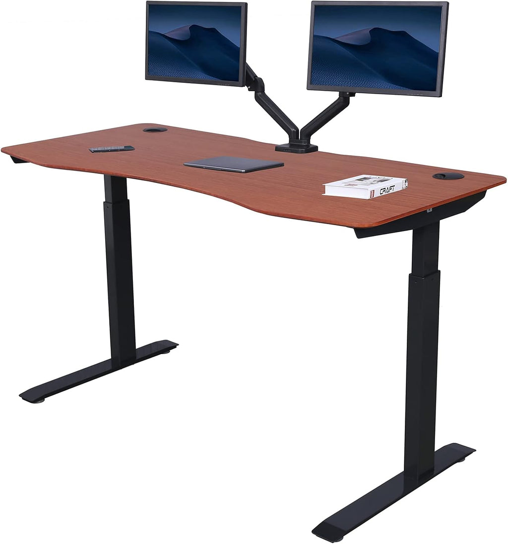Grey Electric Height Adjustable Standing Desk I68554