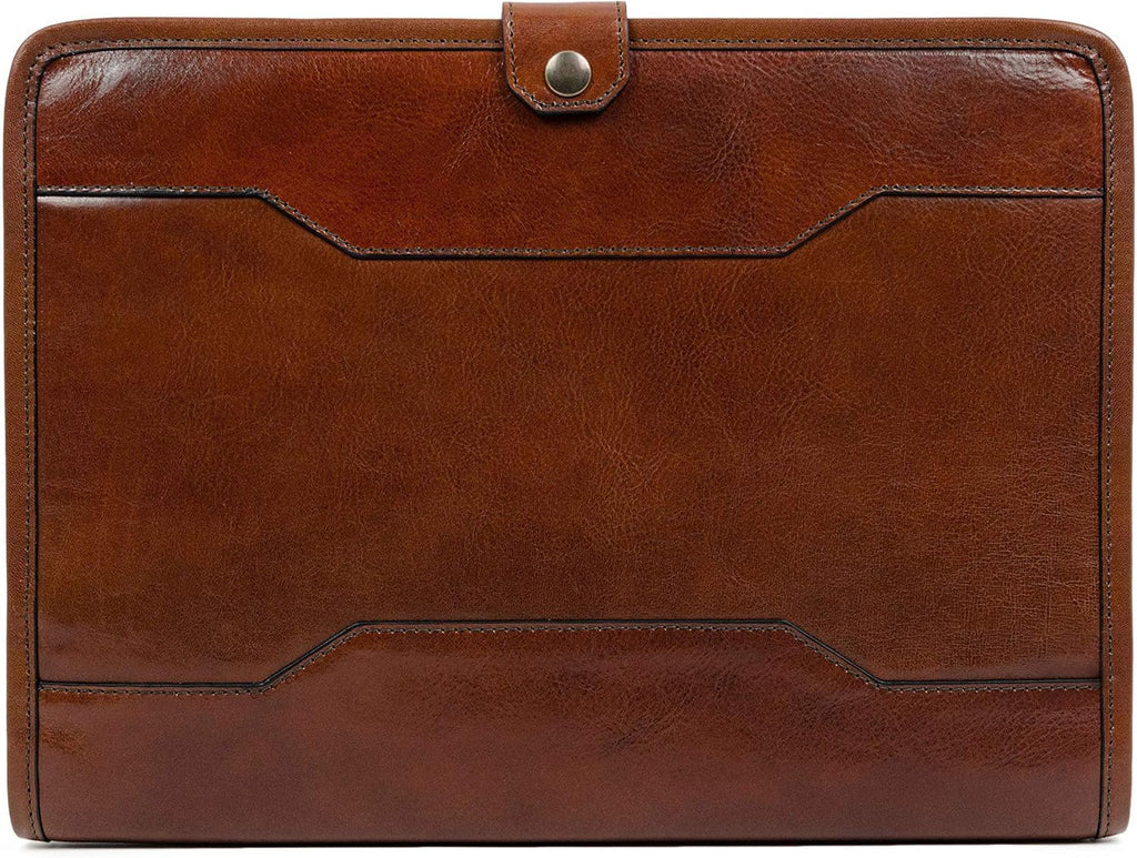Brown Leather 13 in Laptop Portfolio Organizer Folder H386247