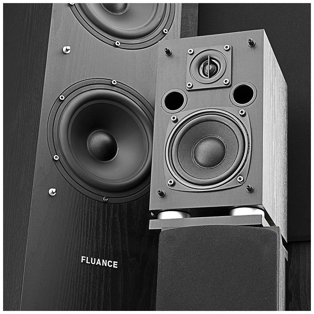 5.0 Channel 190W RMS 5 Speakers Black Speaker System S10104