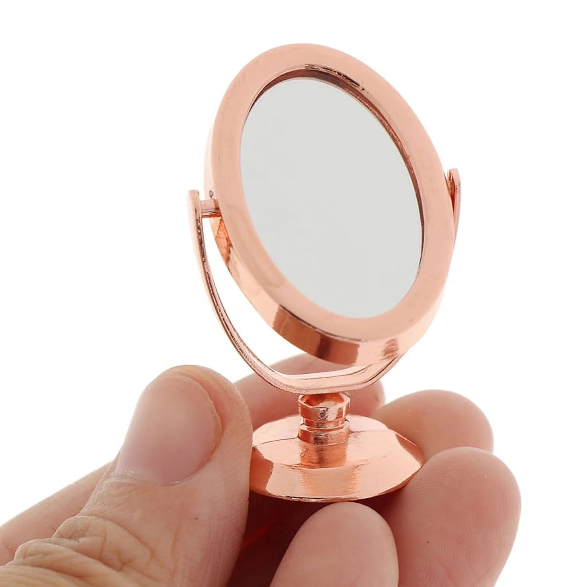 Gold Metal Dollhouse Miniature Mirror E202