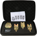 Wireless LED Fishing Bite Alarm Set with Case 3/4 Alarms + 1 Receiver F682374