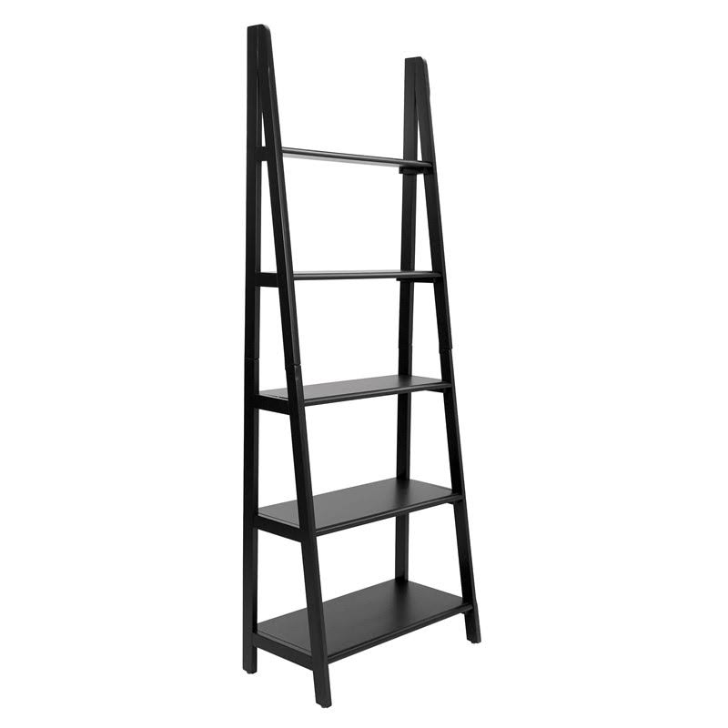 Black 5 Shelf Bookcase F832
