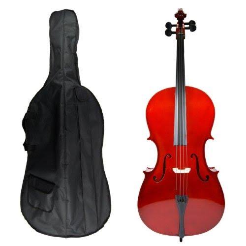 1/8 Size Student Cello with Bag and Bow V9797