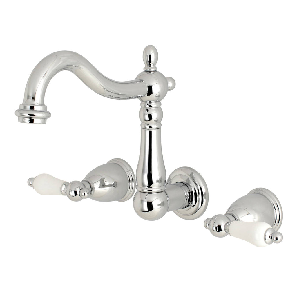 Polished Chrome Wall Mount Bathroom Faucet H815