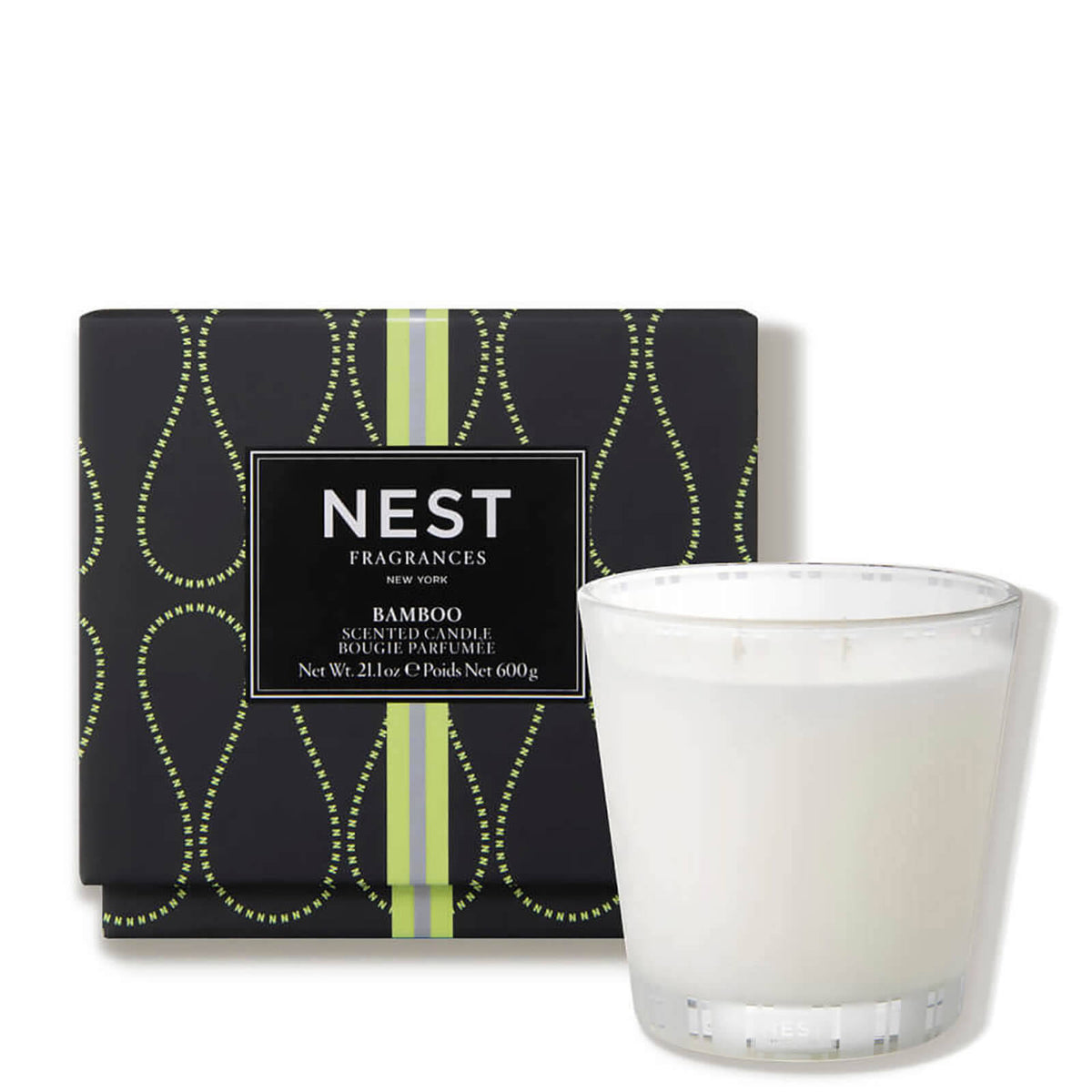 3-Wick Candle Bamboo F483