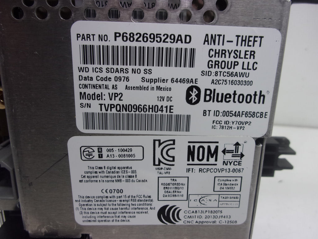 Bluetooth Satellite Radio Receiver Display OEM P8064