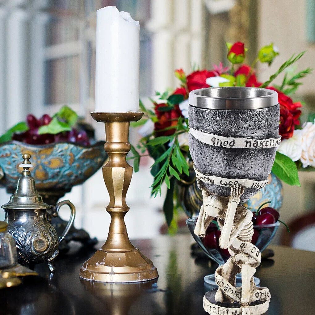 Stainless Steel Gothic Wine Cups Y2108