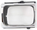 Chrome/Black Headlight Door for Toyota Pickup Passenger Side 4WD Pack of 2 N17661