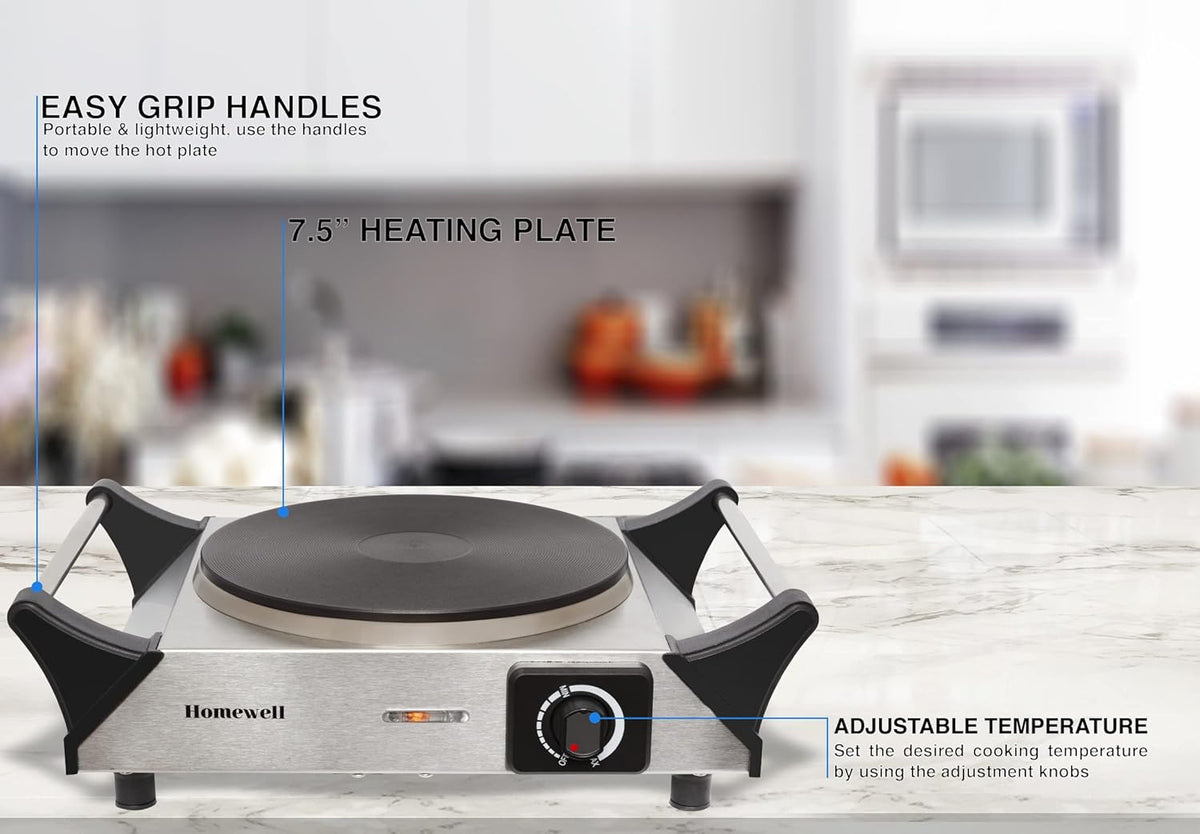Electric Hot Plate Single Burner Pack of 2 G175453