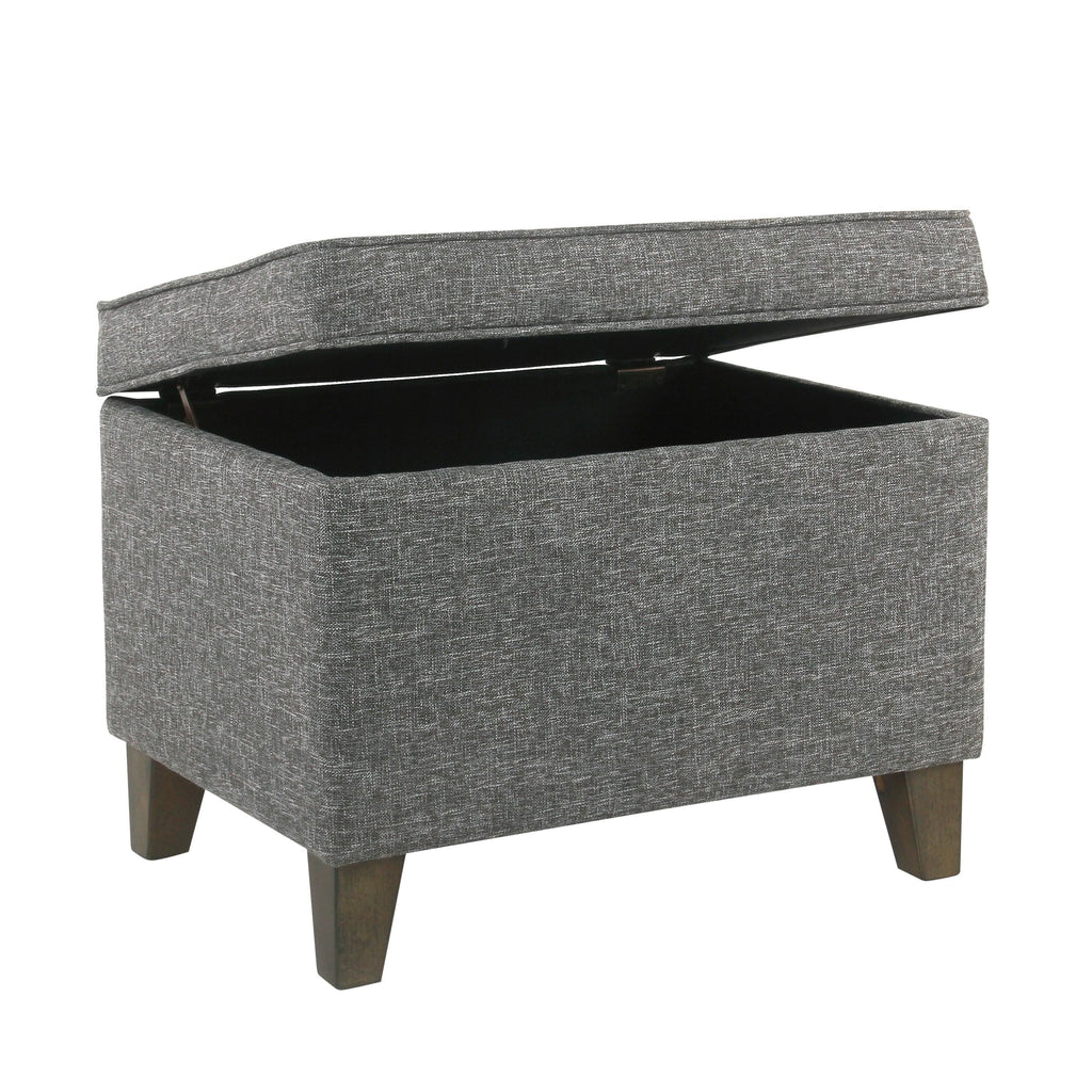 Slate Grey Medium Storage Ottoman T403261