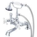Vintage Classic 7-Inch Spread Deck Mount Tub Faucet with Handheld Shower W37539