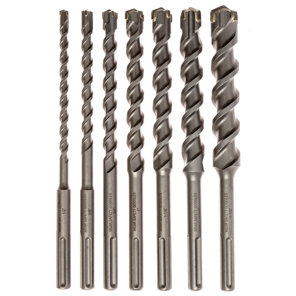 7-Piece Carbide Tipped Masonry Drill Bit Set Q92342