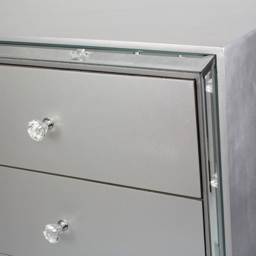 Silver 3-Drawer Accent Cabinet I2825