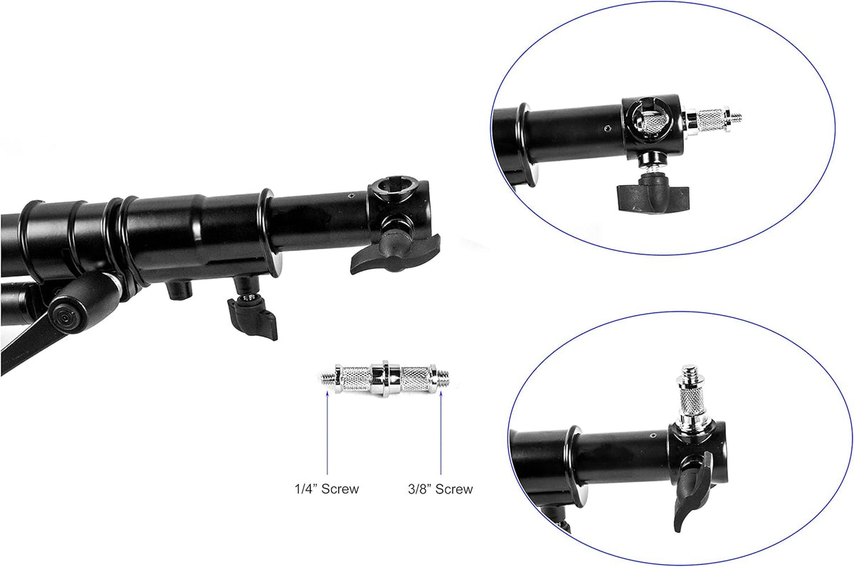 Wall Mount Boom Arm for Strobe Lights, 51 inches, Pack of 2 S823994