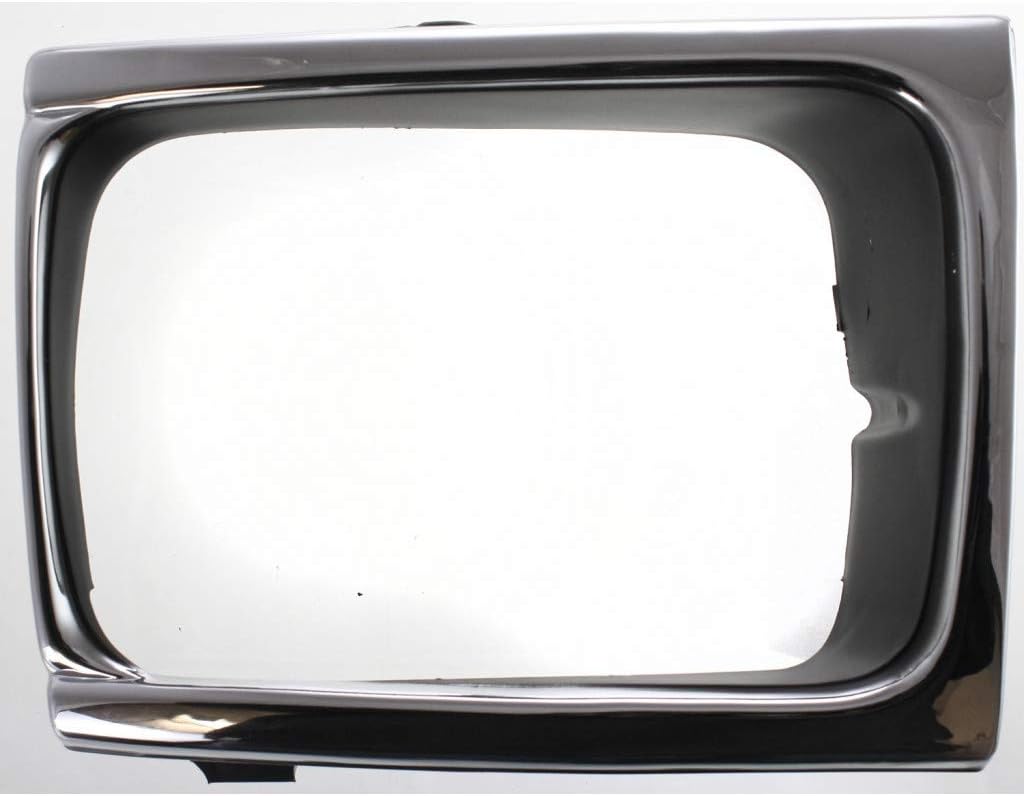 Chrome/Black Headlight Door for Toyota Pickup Passenger Side 4WD Pack of 2 N17661