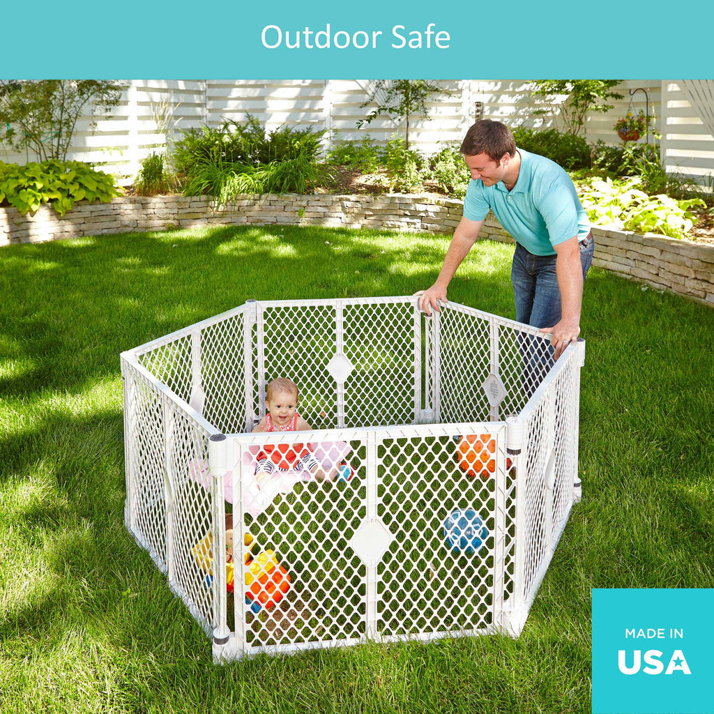 Toddler Baby Panel Playpen Safety Playard Fence Yard Cage Y416787