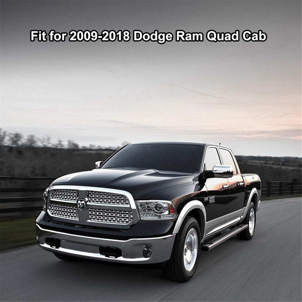 Black TPE Floor Mats for Dodge Ram 1500 Quad Cab Y318385