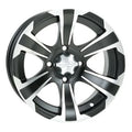 12x7 4.0 + 3.0 Matte Black Alloy Series Wheel E555377
