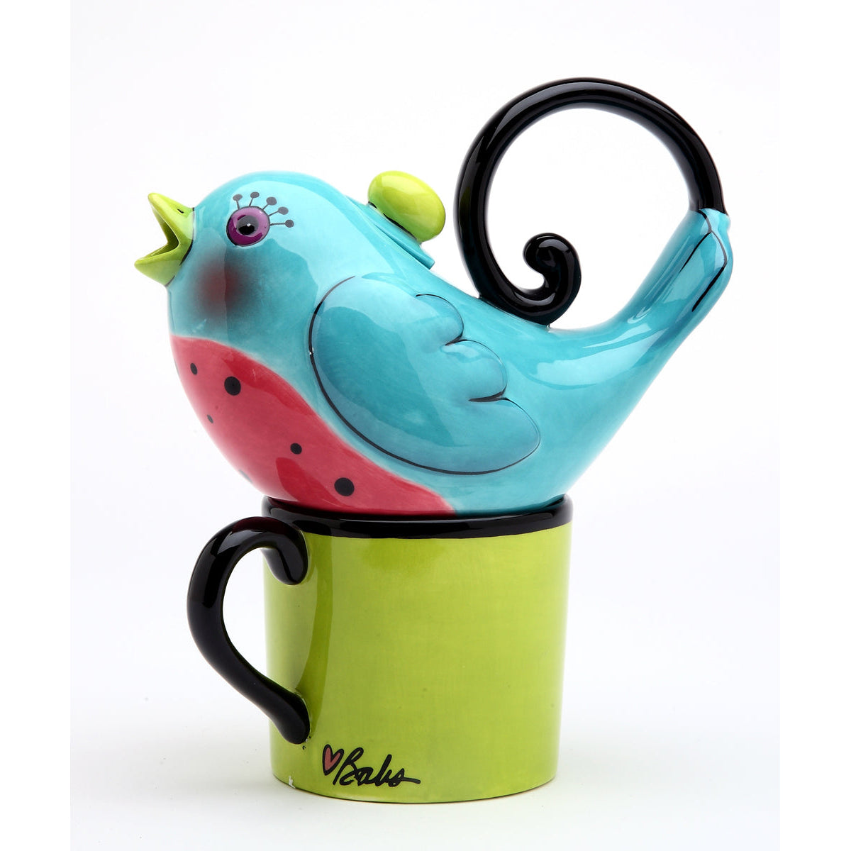 Ceramic Blue Bird Tea For One S458228