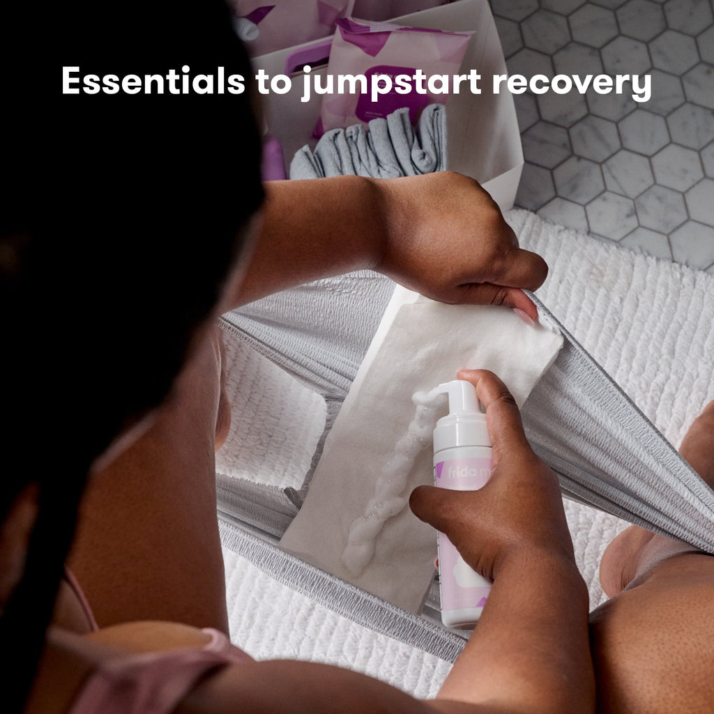 Postpartum Recovery Essentials Gift Set with Pads and Disposable Underwear, 4 Count P45728