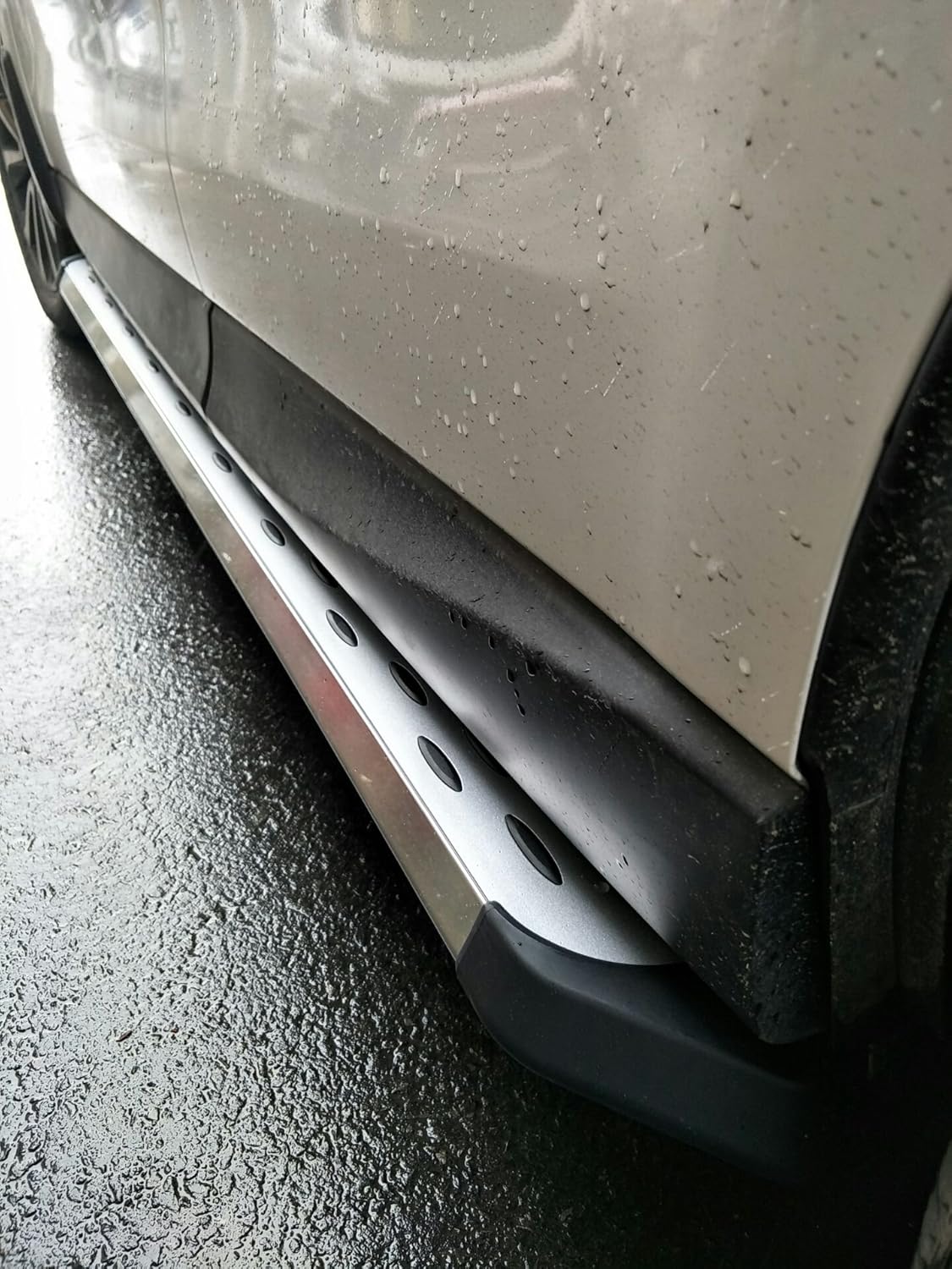 2PCS Running Boards Side Step Nerf Bars silver R402850