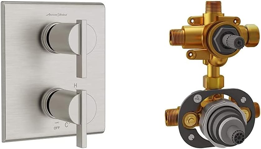 Brushed Nickel 2-Handle Shower Diverter Trim V5218
