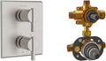 Brushed Nickel 2-Handle Shower Diverter Trim V5218