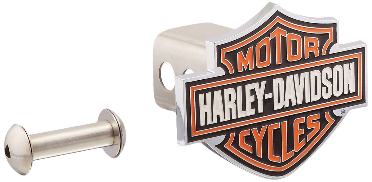 Orange Bar & Shield Trailer Hitch Cover L5464