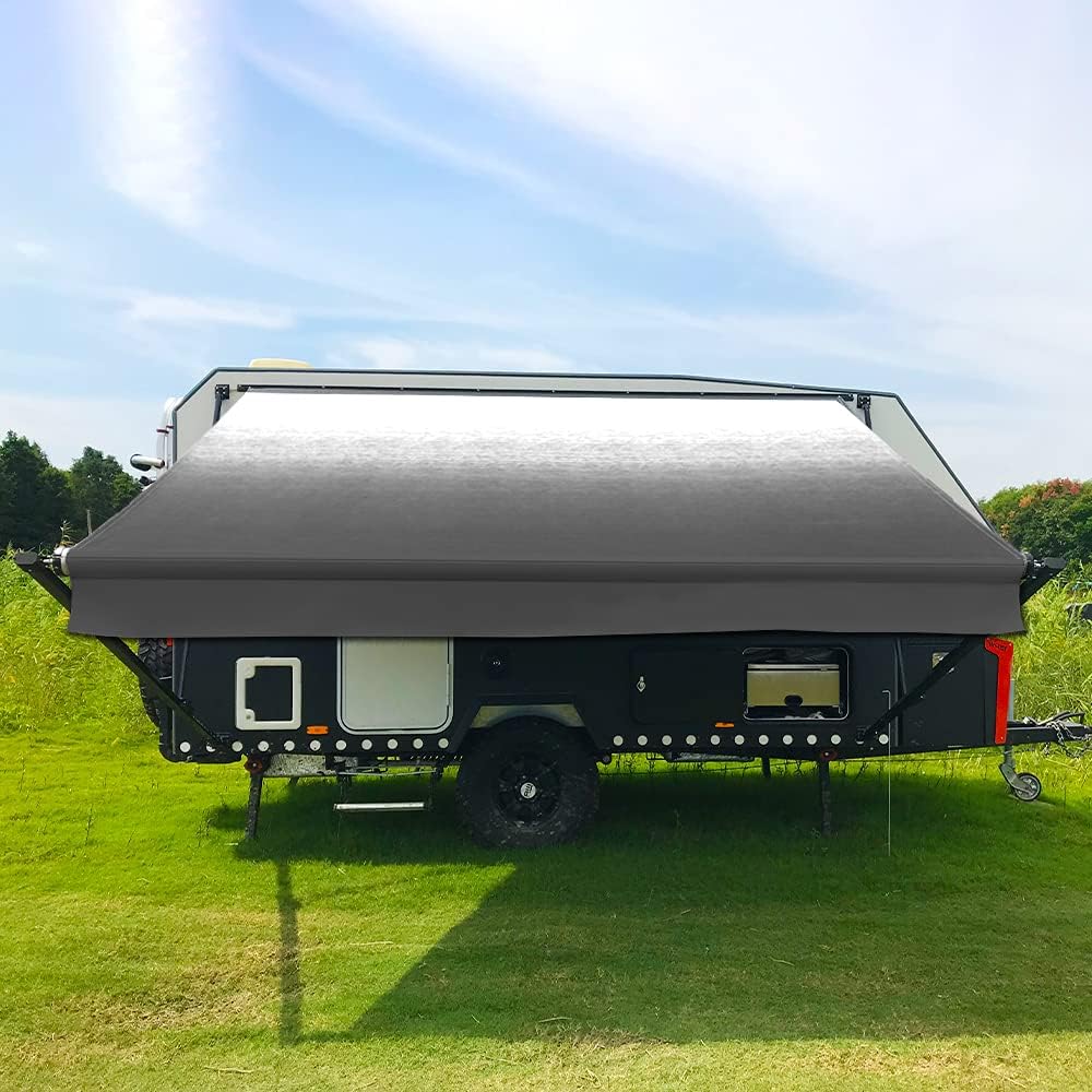 18 Feet Black Vinyl RV Awning Replacement X1681