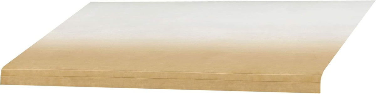 Tan Heat Sealed RV Awning Fabric Replacement 13 Foot Camper Awning C1376