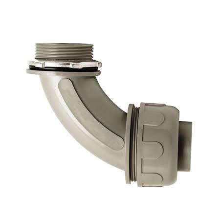 100-Pack 1 in. Dia Non Metallic Liquid Tight PVC Conduit 90-Degree Angle Fitting Connector S90695