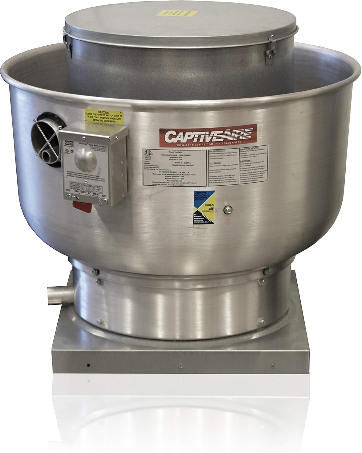 19 Fan Base Centrifugal Upblast Exhaust Fan with Speed Control L159085
