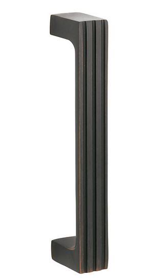 Satin Brass/Black Door Pull N4328