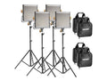 4 Packs Dimmable Bi-Color 480 LED Video Light and Stand Lighting Kit C592