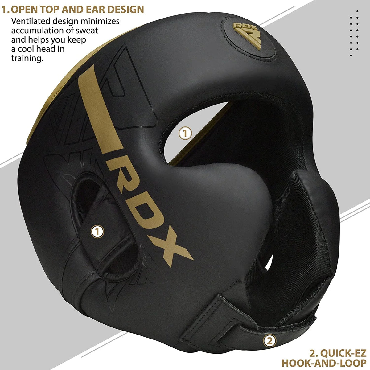 Padded Headgear for Boxing, MMA Training, Muay Thai, Kickboxing, Sparring V80314