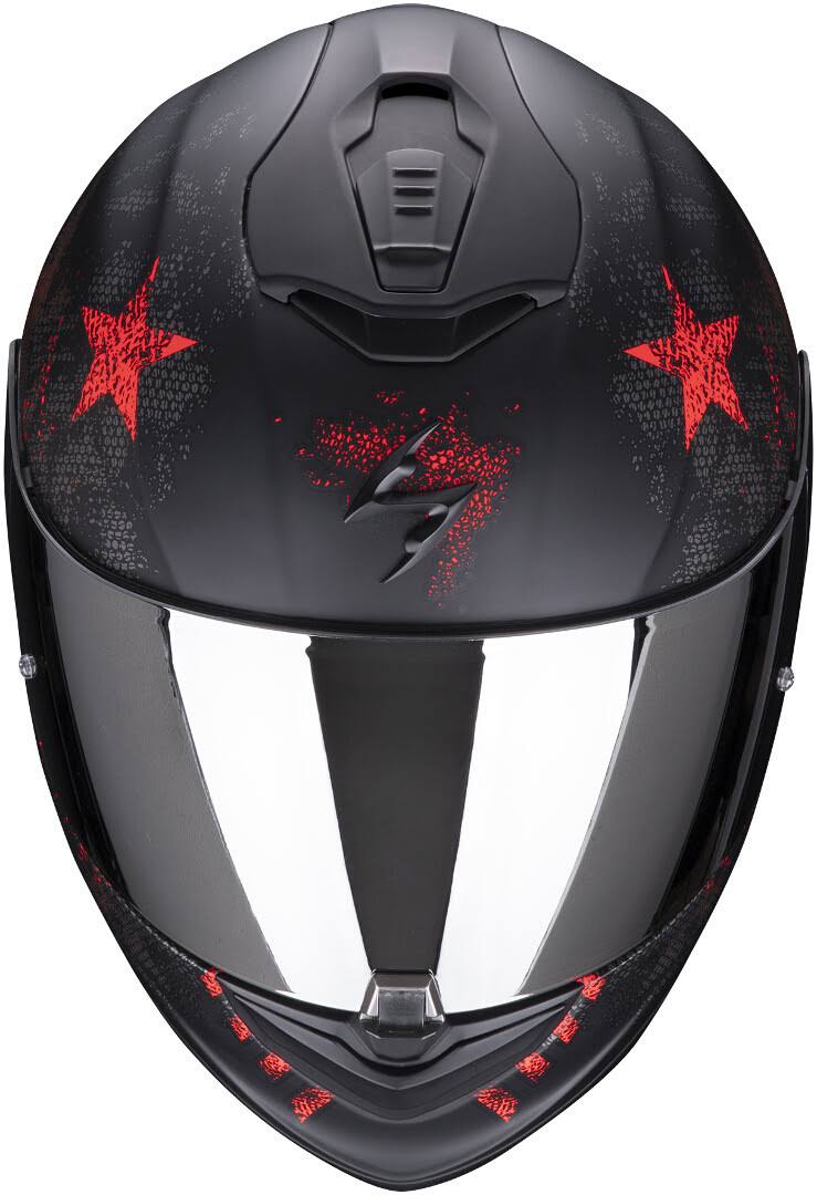 Matt Black Red Motorcycle Helmet M222356