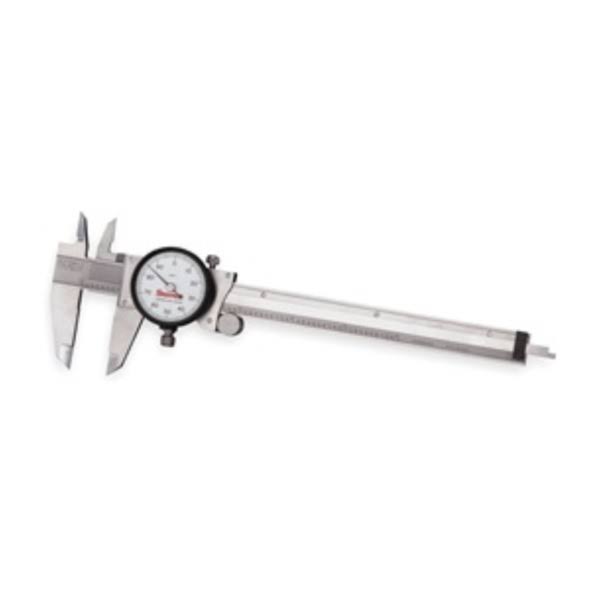 Dial Caliper with Case, 6 In/150mm J50464