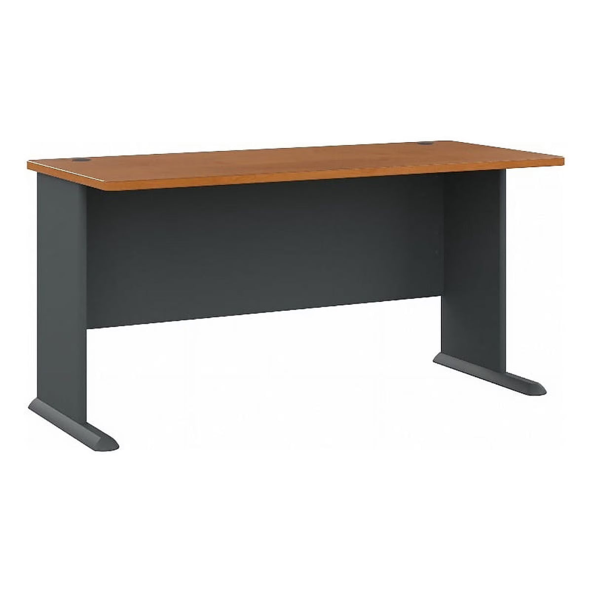 Natural Cherry/Gray Engineered Wood Desk L3966