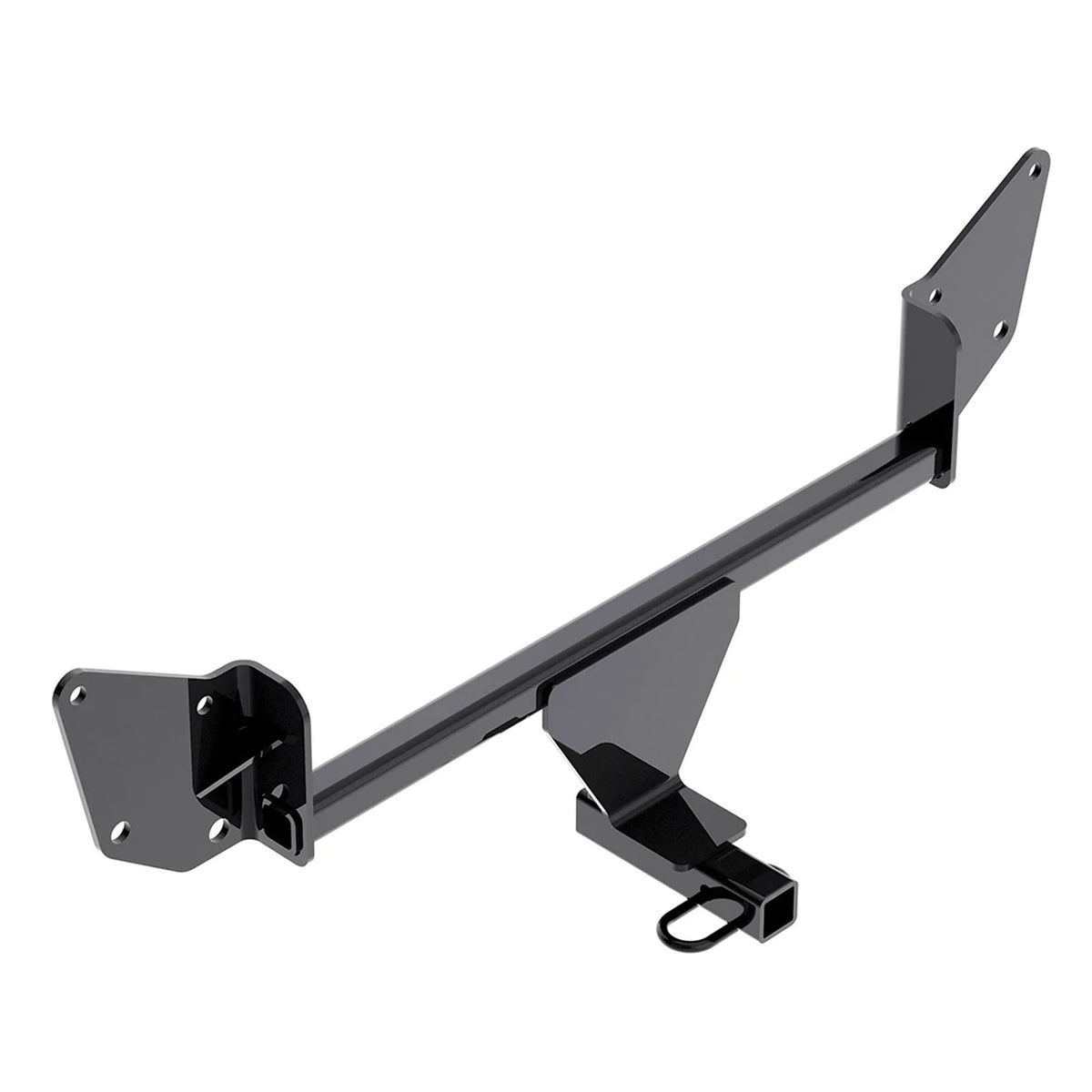 Class 1 Trailer Hitch, 1-1/4 Inch Square Receiver, Black G118255
