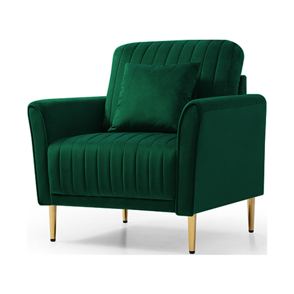 Green Velvet Accent Chair W378196