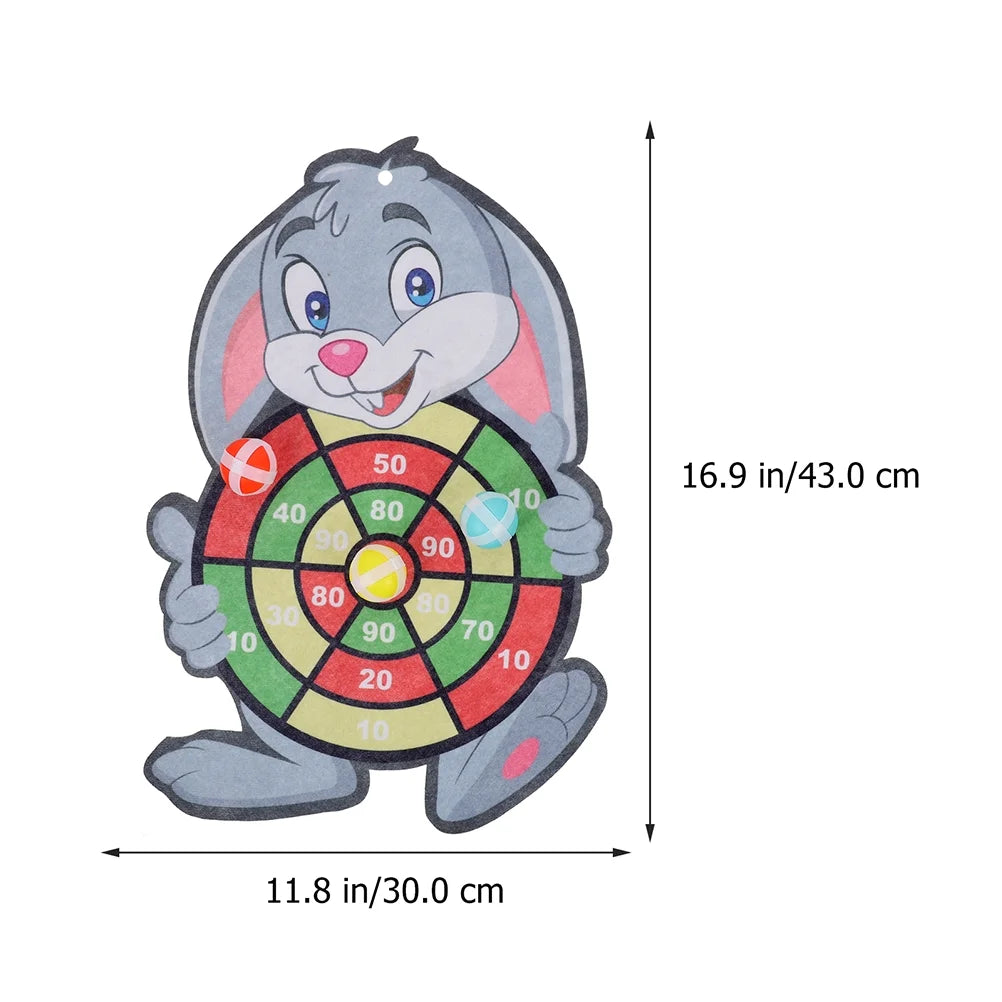 2 Sets Dart Board Game with Sticky Balls F870818