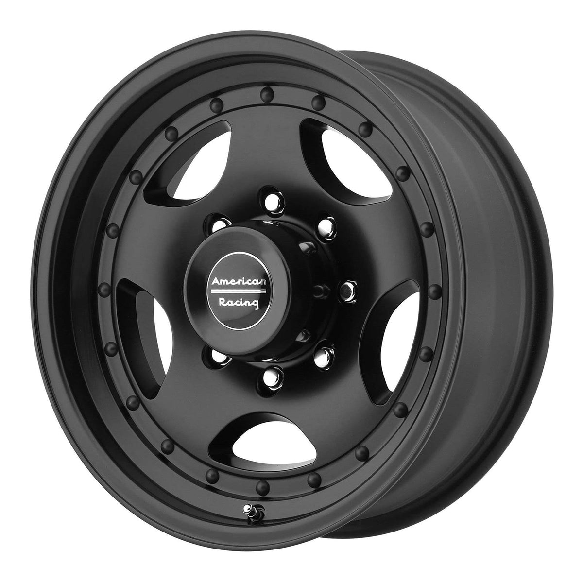 Black 16x8 8x165.10 Wheel S4135